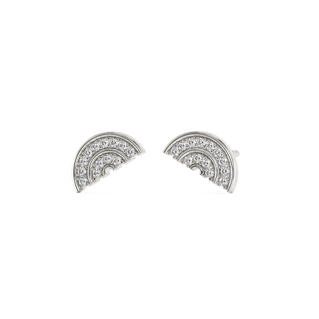 Elara Shine Silver Earrings