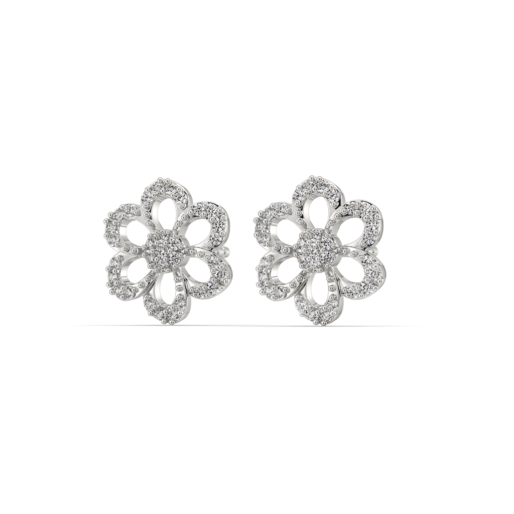 Nebula Whisper Silver Earrings