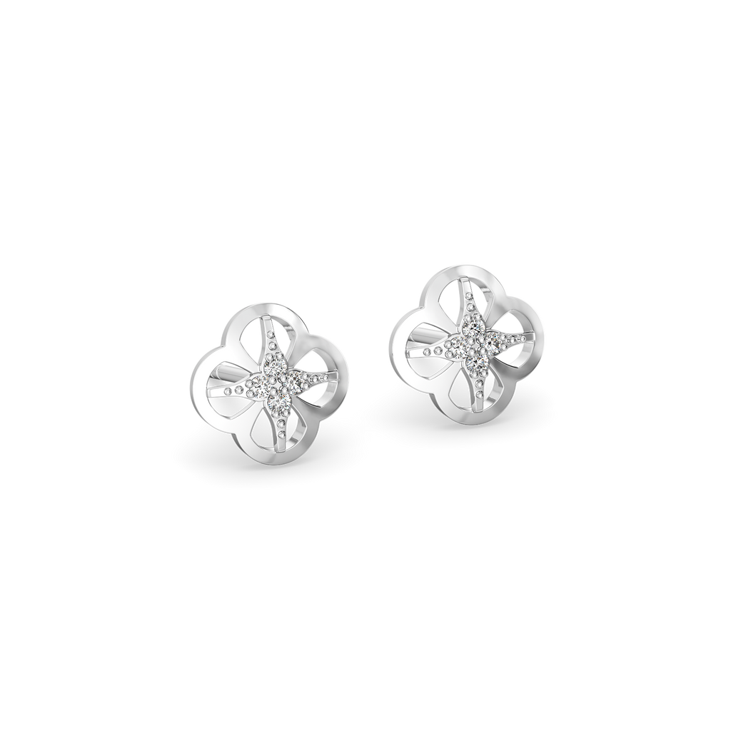 Opaline Dream Silver Earrings