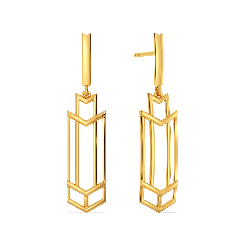 Everyday Stripes Gold Earrings