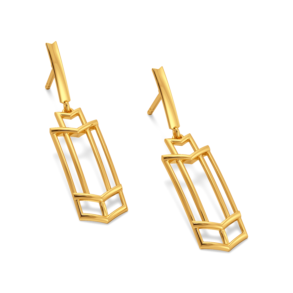Everyday Stripes Gold Earrings