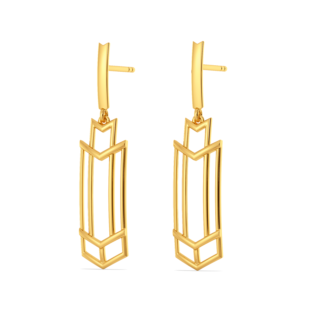 Everyday Stripes Gold Earrings