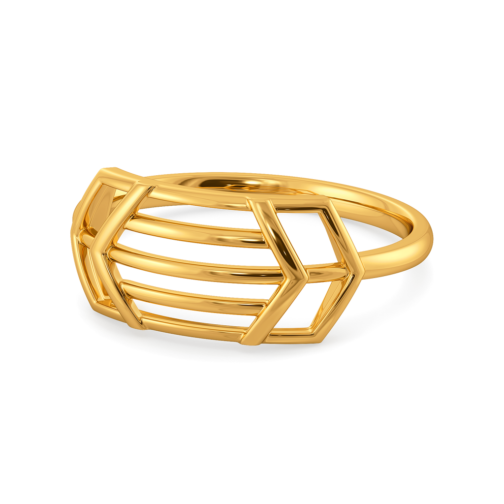 Everyday Stripes Gold Rings