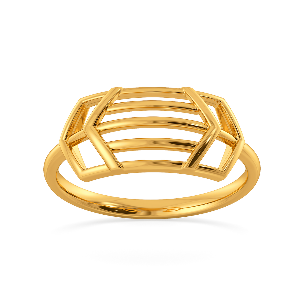 Everyday Stripes Gold Rings