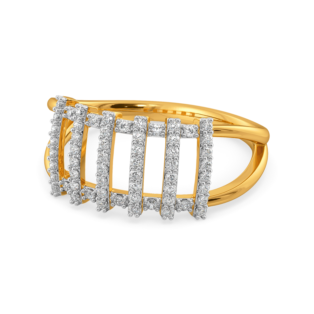 Signature Stripes Diamond Rings