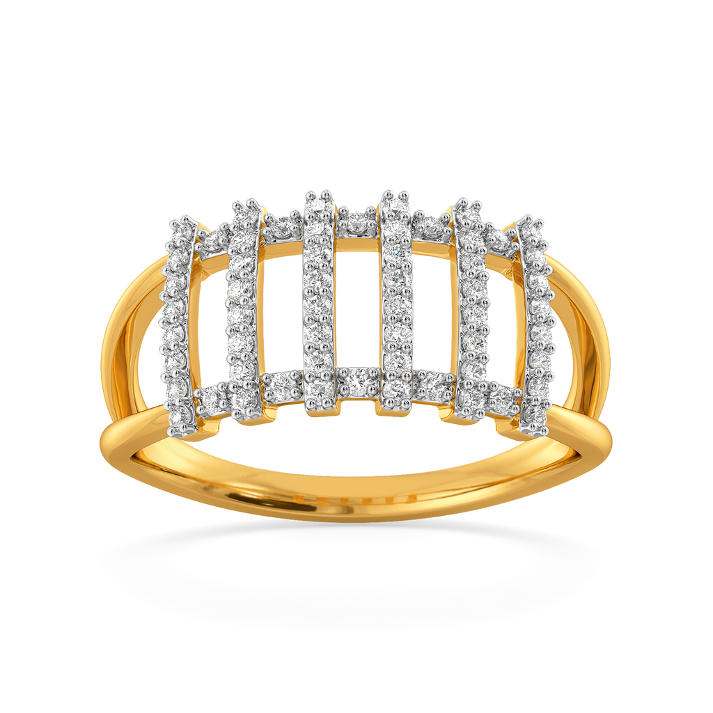 Signature Stripes Diamond Rings