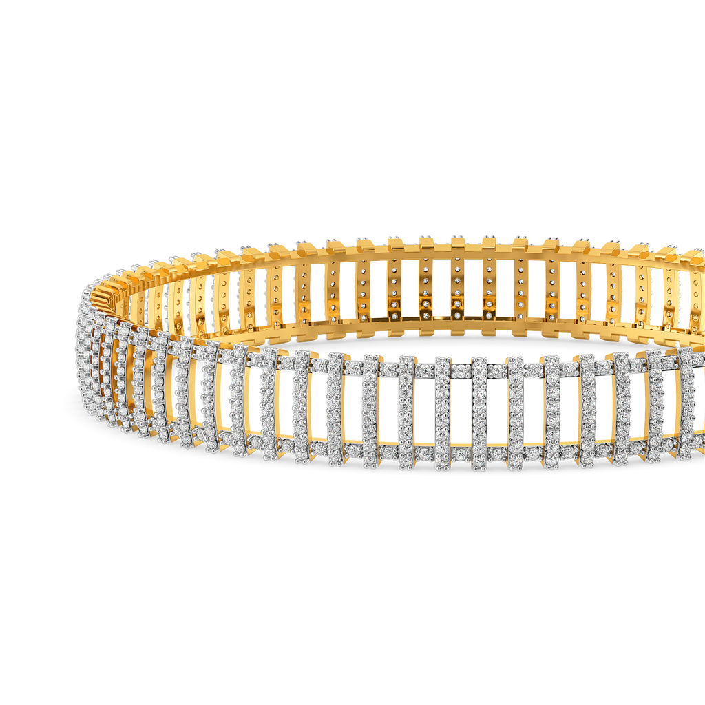 Signature Stripes Diamond Bangles
