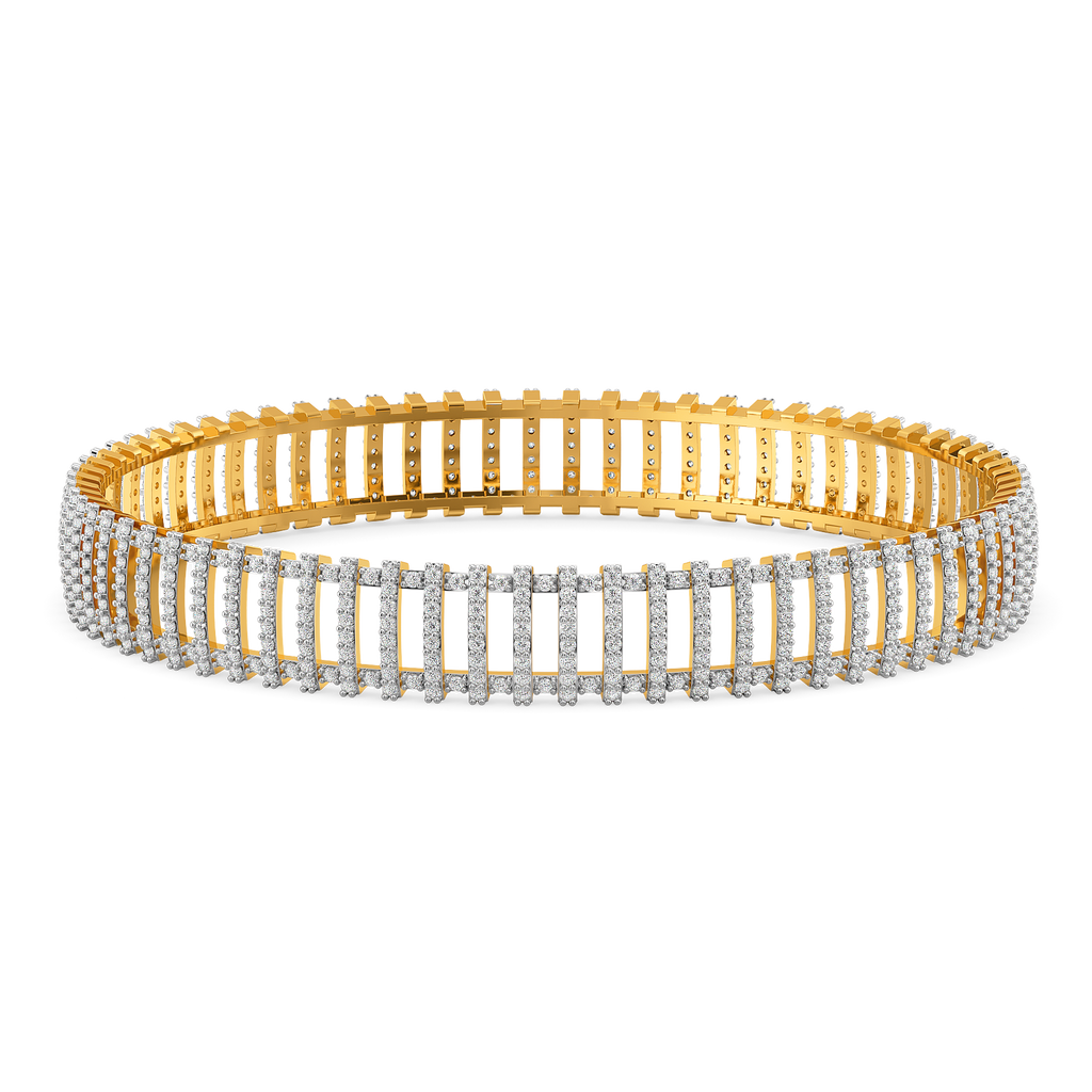 Signature Stripes Diamond Bangles