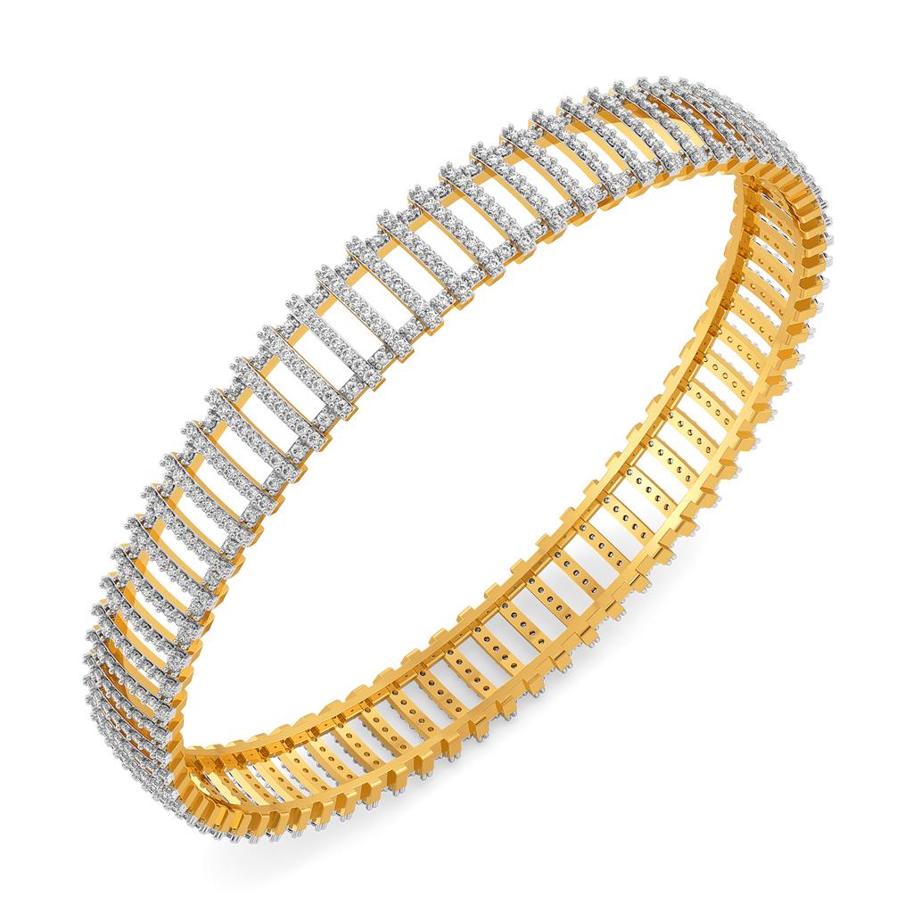 Signature Stripes Diamond Bangles