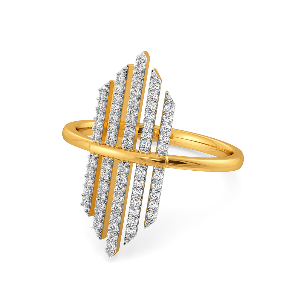 Stripes Fun Diamond Rings