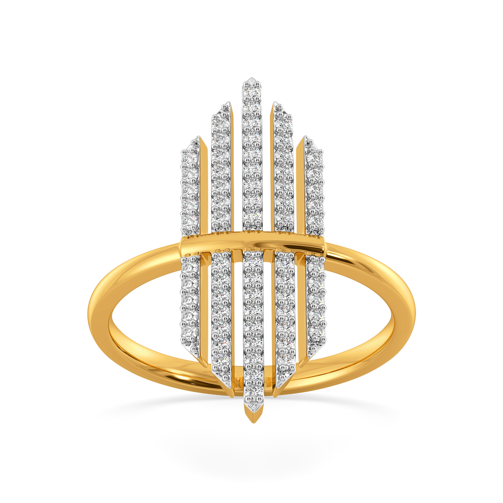 Stripes Fun Diamond Rings