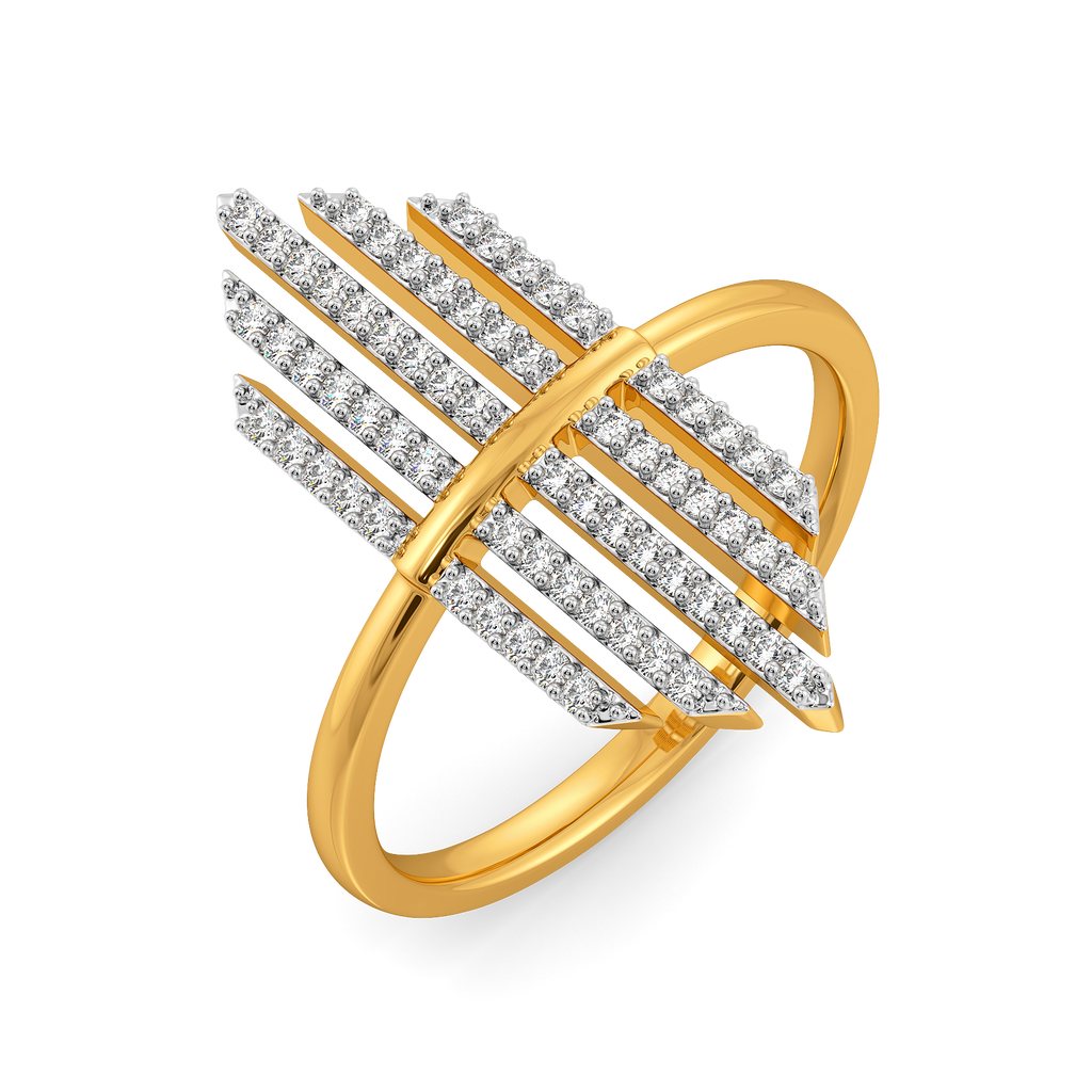 Stripes Fun Diamond Rings