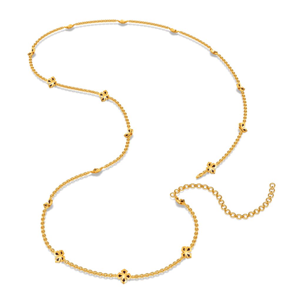 Ebony Fleurs Gold Waist Chains
