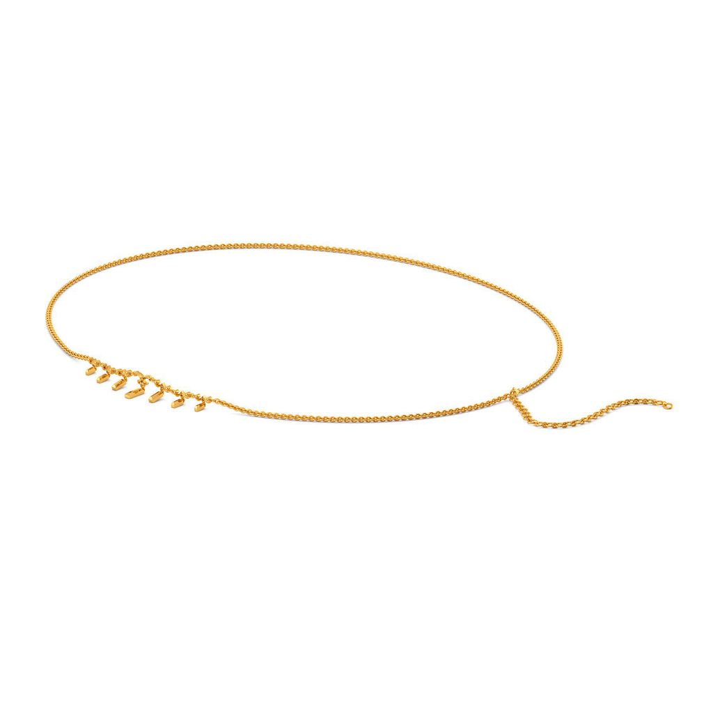 Scroll O Dante Gold Waist Chains