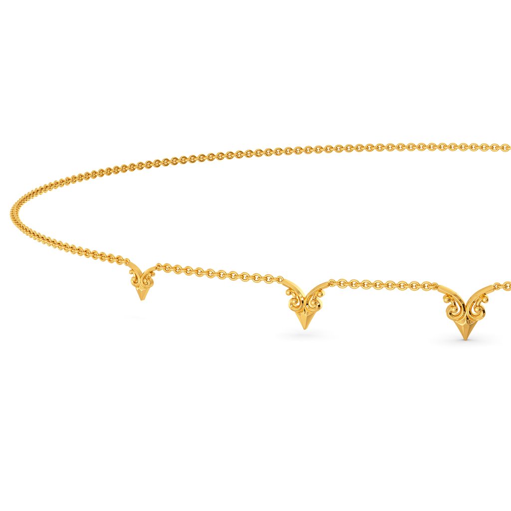 Floral Elegance Gold Waist Chains