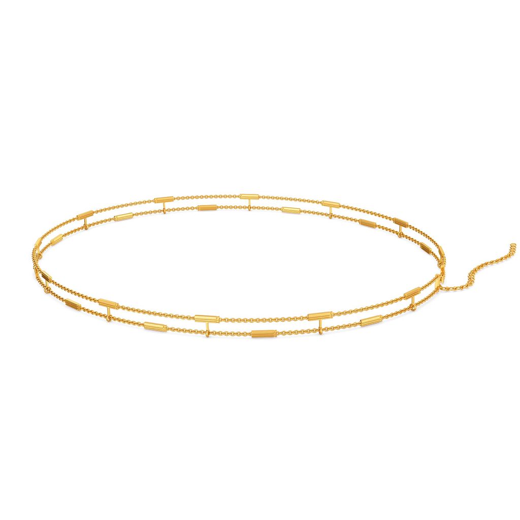 Flash N Dash Gold Waist Chains