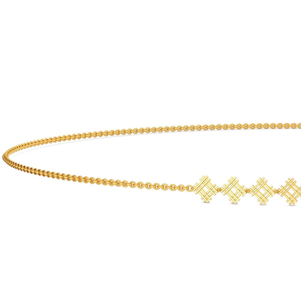 Just Check It Gold Waist Chains