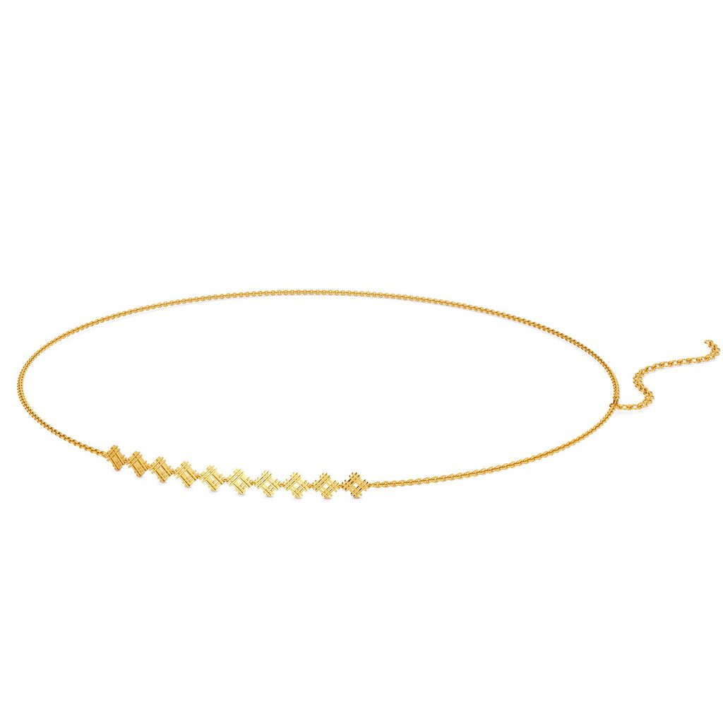 Just Check It Gold Waist Chains