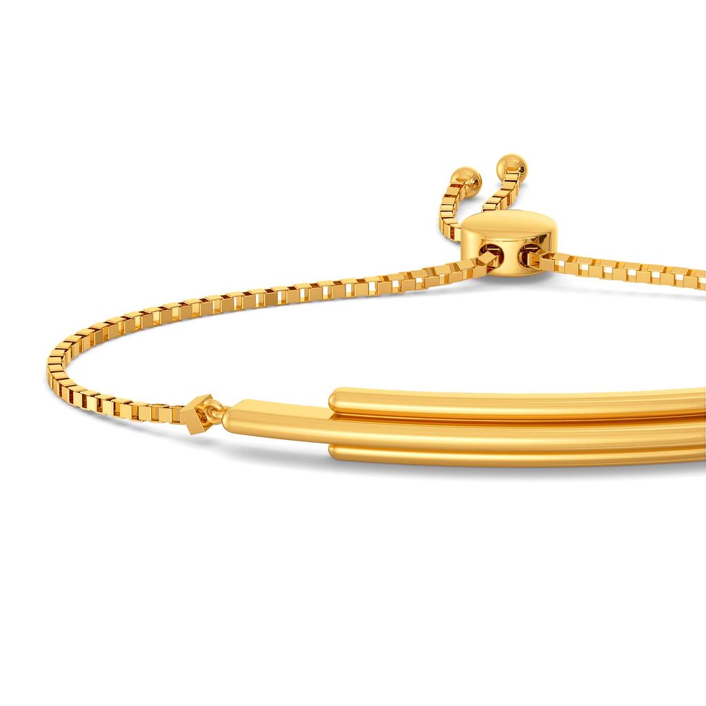 Sleek N Streak Gold Bracelets