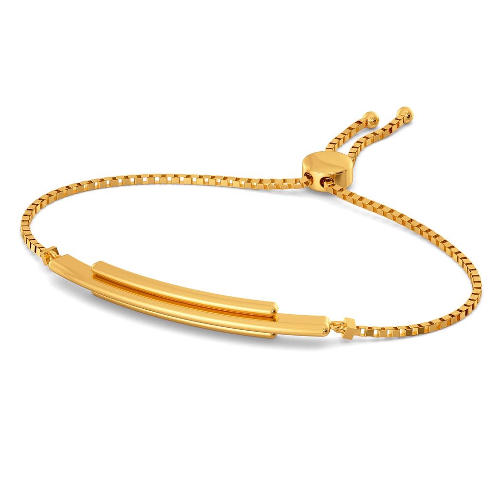 Sleek N Streak Gold Bracelets