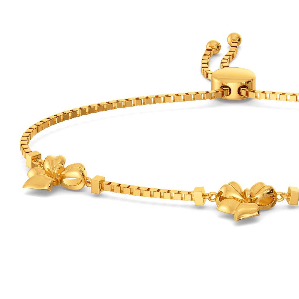 Back to Bows Gold Bracelets