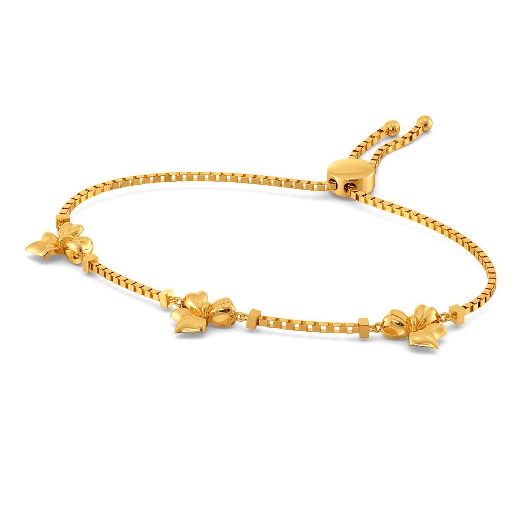 Back to Bows Gold Bracelets