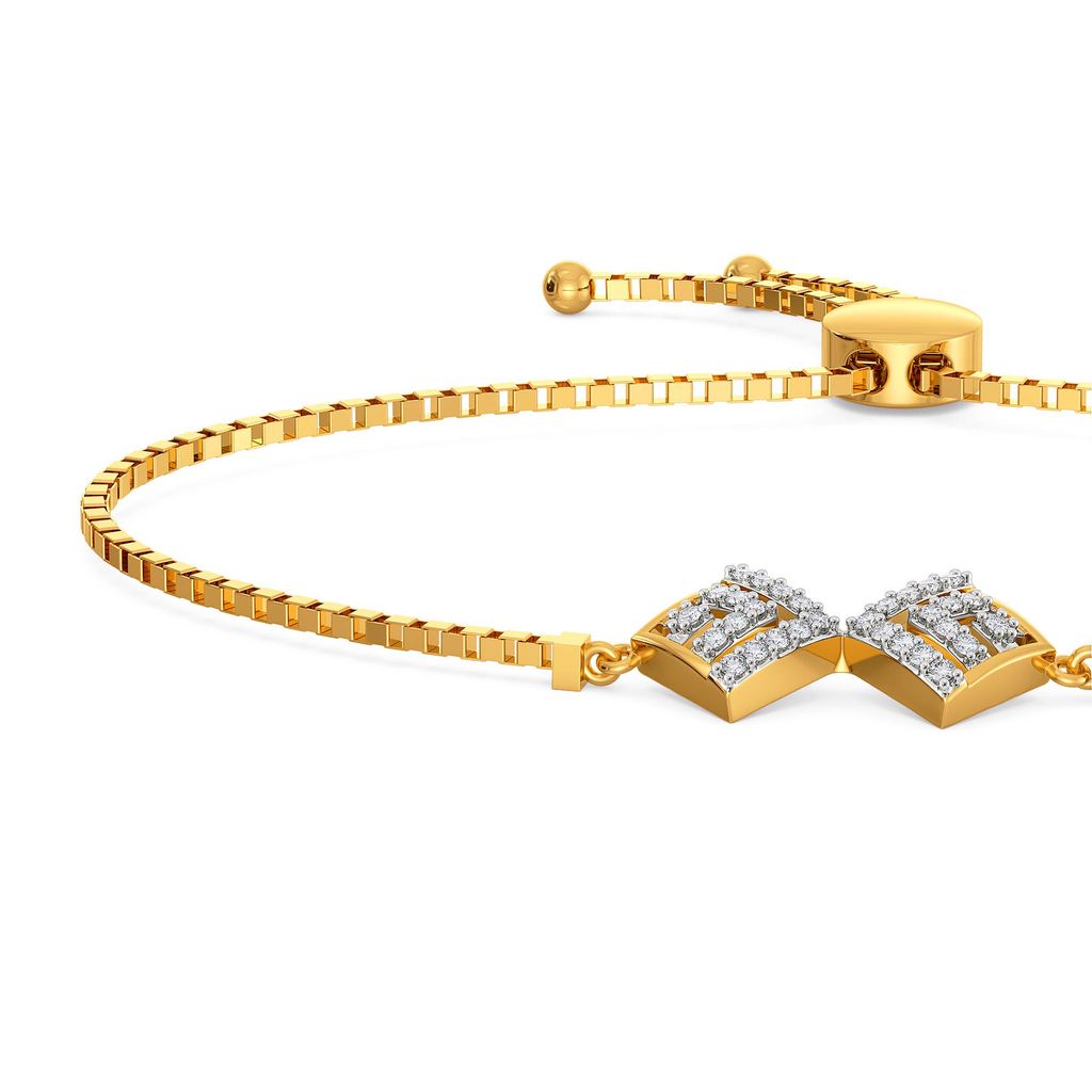 Rhomb Adorn Diamond Bracelets