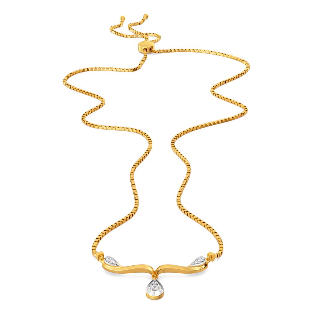 Twirl for Suave Diamond Necklaces