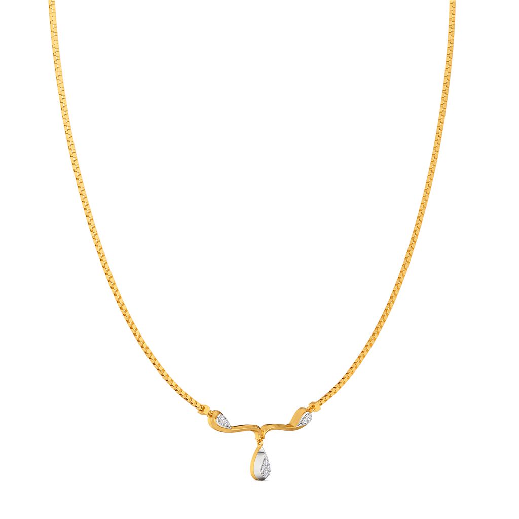Twirl for Suave Diamond Necklaces