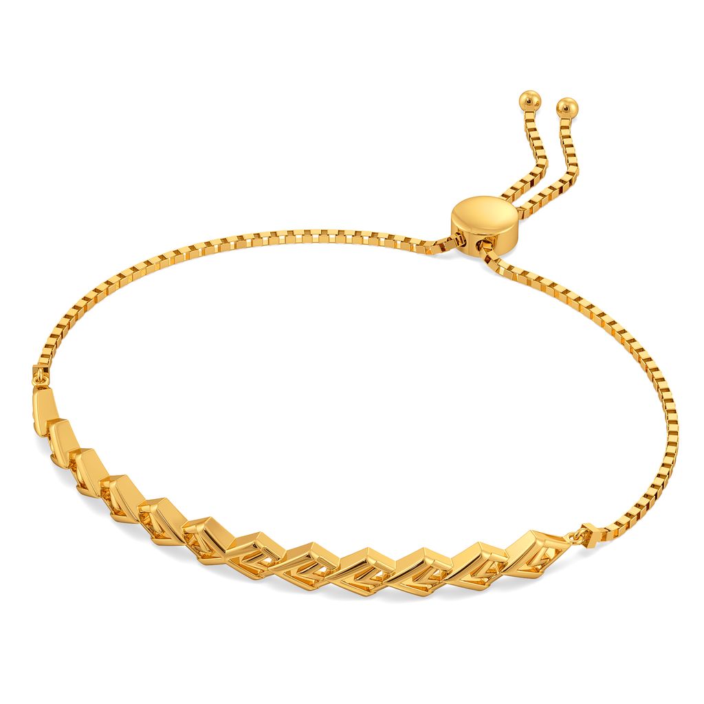Casual Chords Gold Bracelets