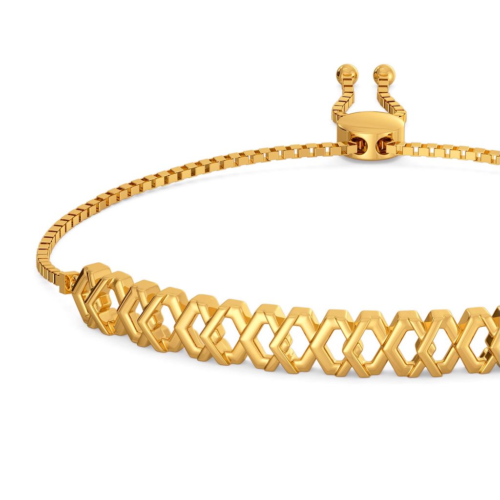 Rhomb Reform Gold Bracelets