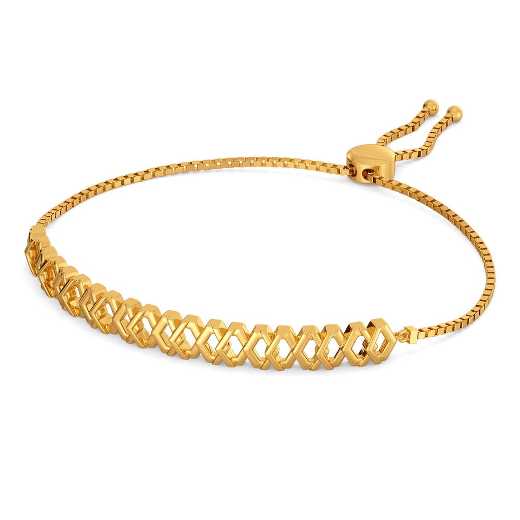 Rhomb Reform Gold Bracelets
