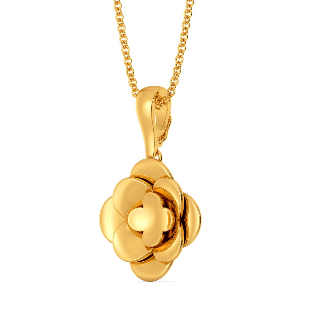 Fleur de Bloom Gold Pendants