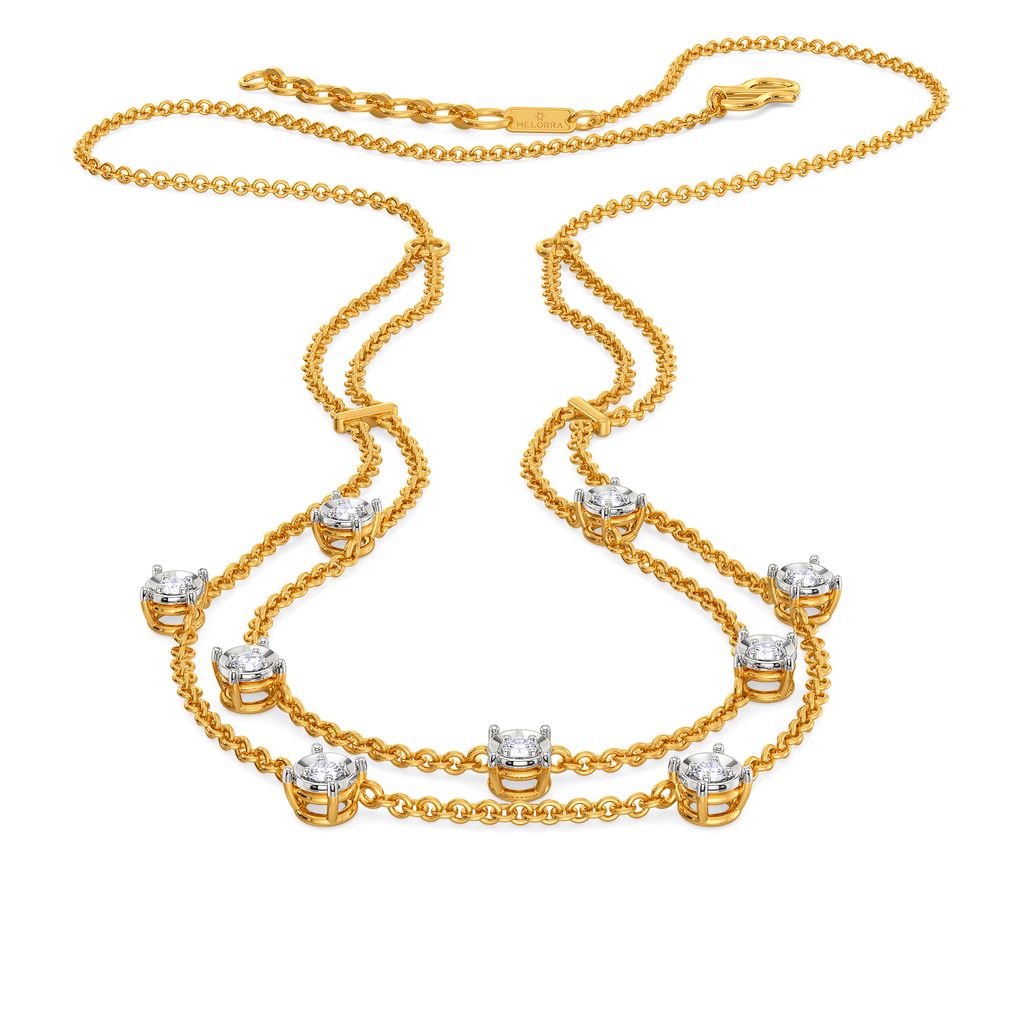 Classy Romance Diamond Necklaces