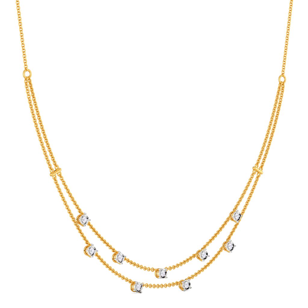 Classy Romance Diamond Necklaces