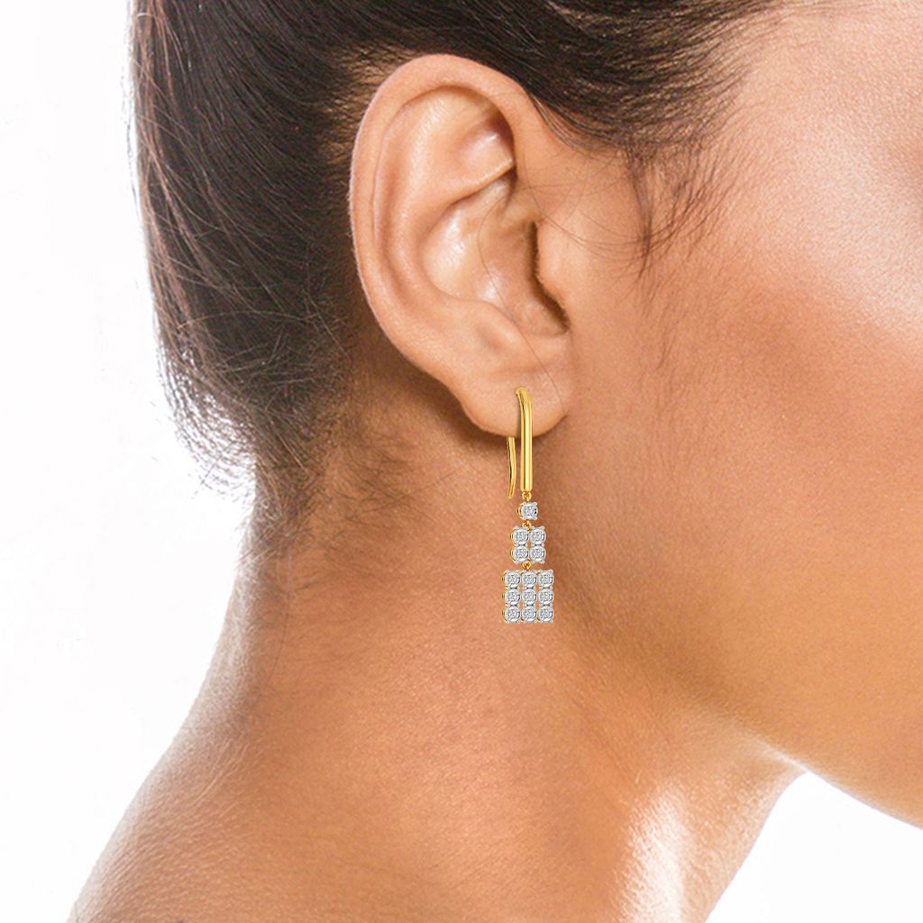 Pomp It Up Diamond Earrings