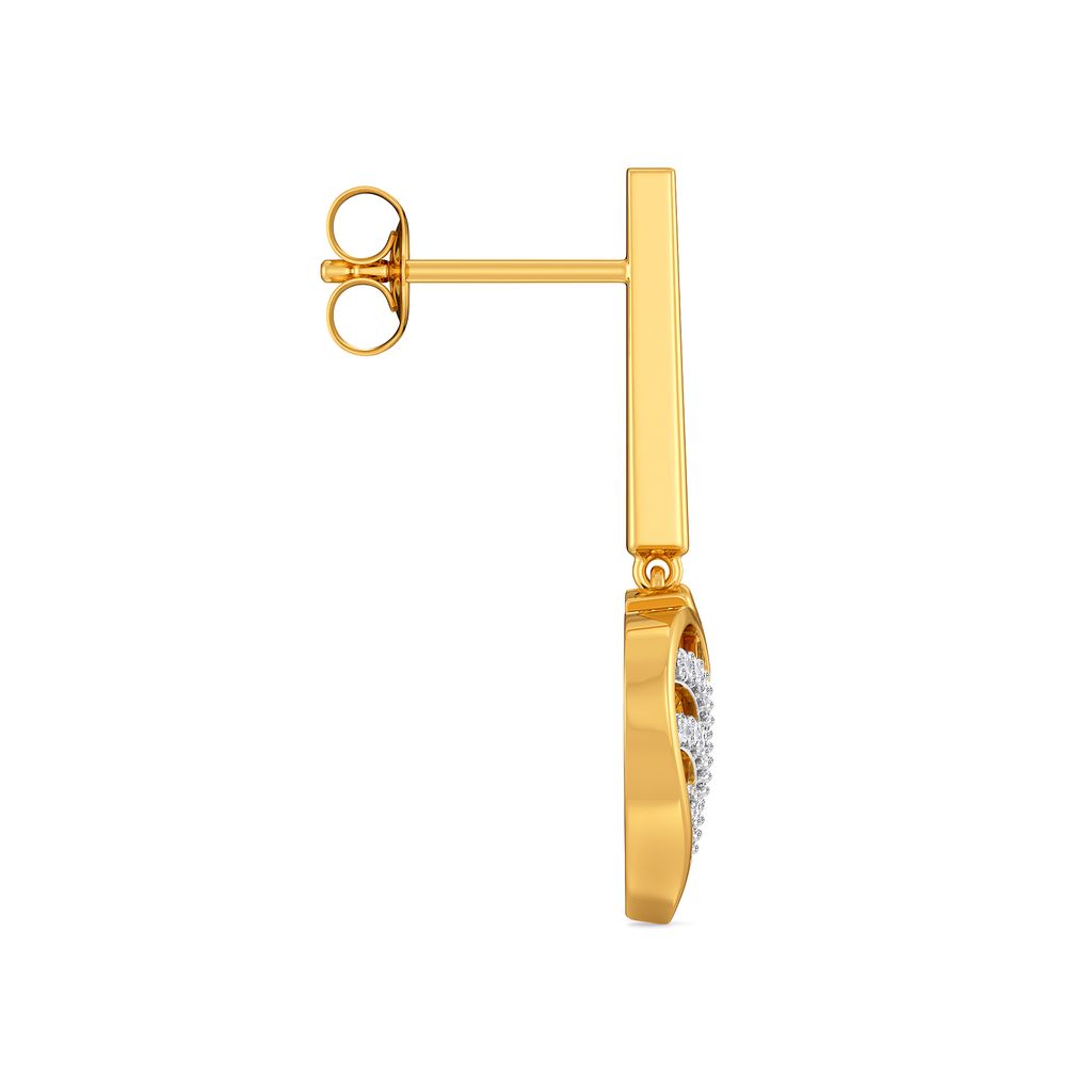 Elite Hearts Diamond Earrings