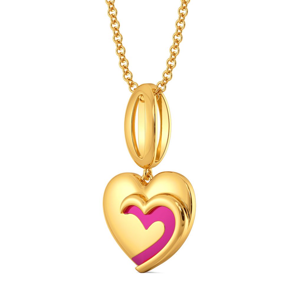 Fuchsian Love Gold Pendants