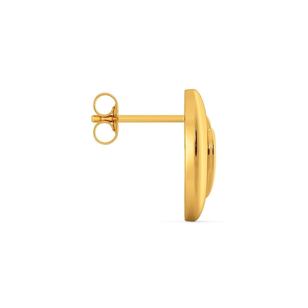 Fuchsian Love Gold Earrings