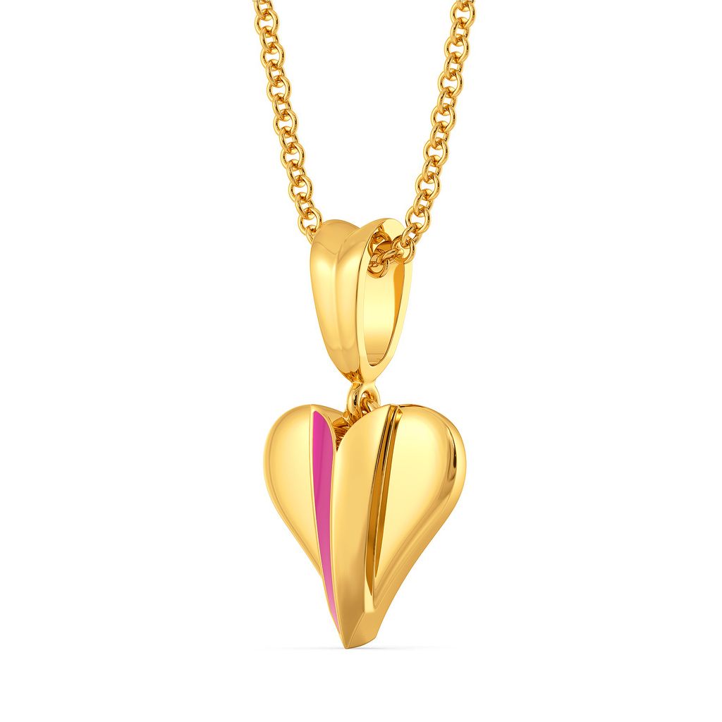 Crush Cerise Gold Pendants