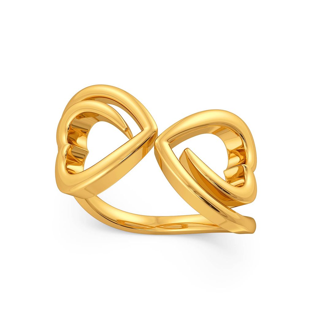 Mad About Fringe Gold Rings alternate view 2