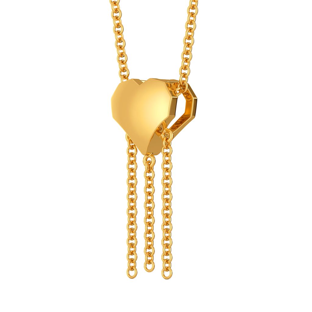 Heart To Heart Gold Pendants