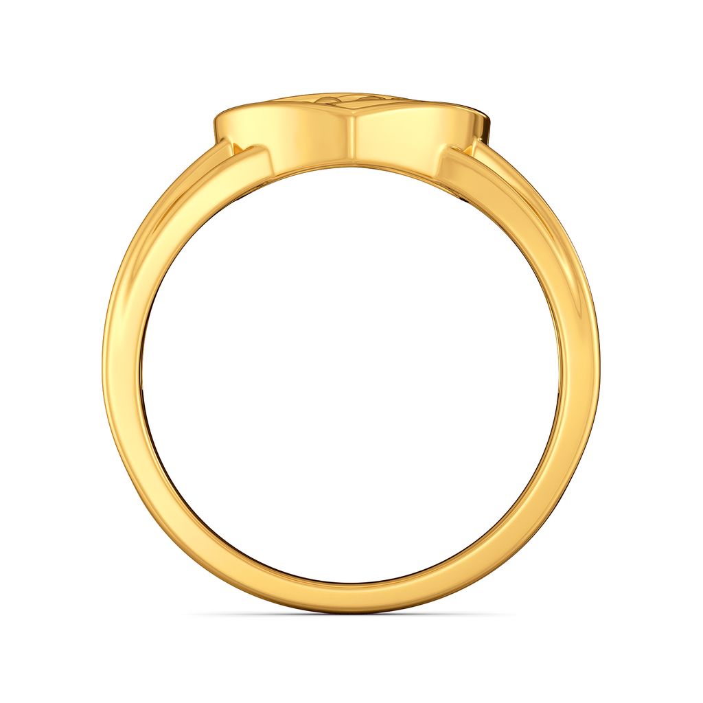 Bouquet Of Hearts Gold Rings image