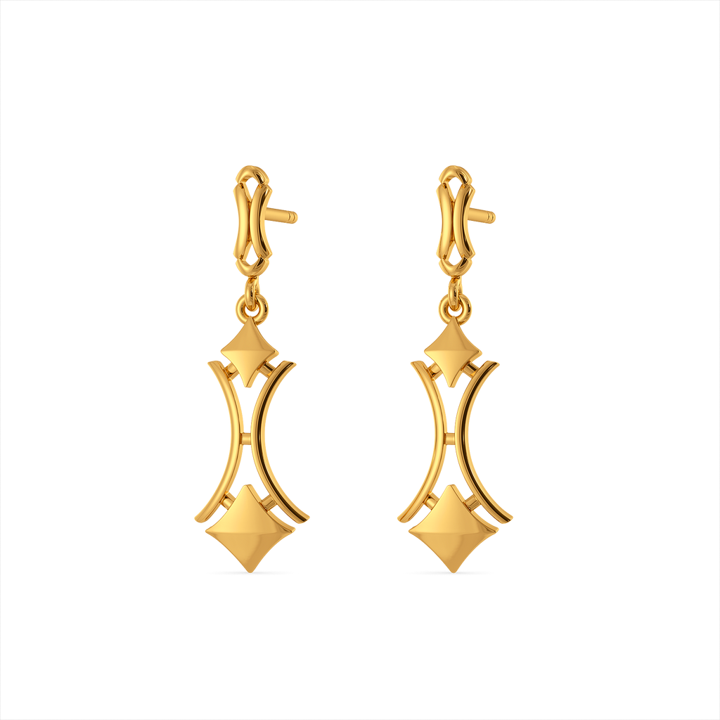 Cinched In Gold Earrings