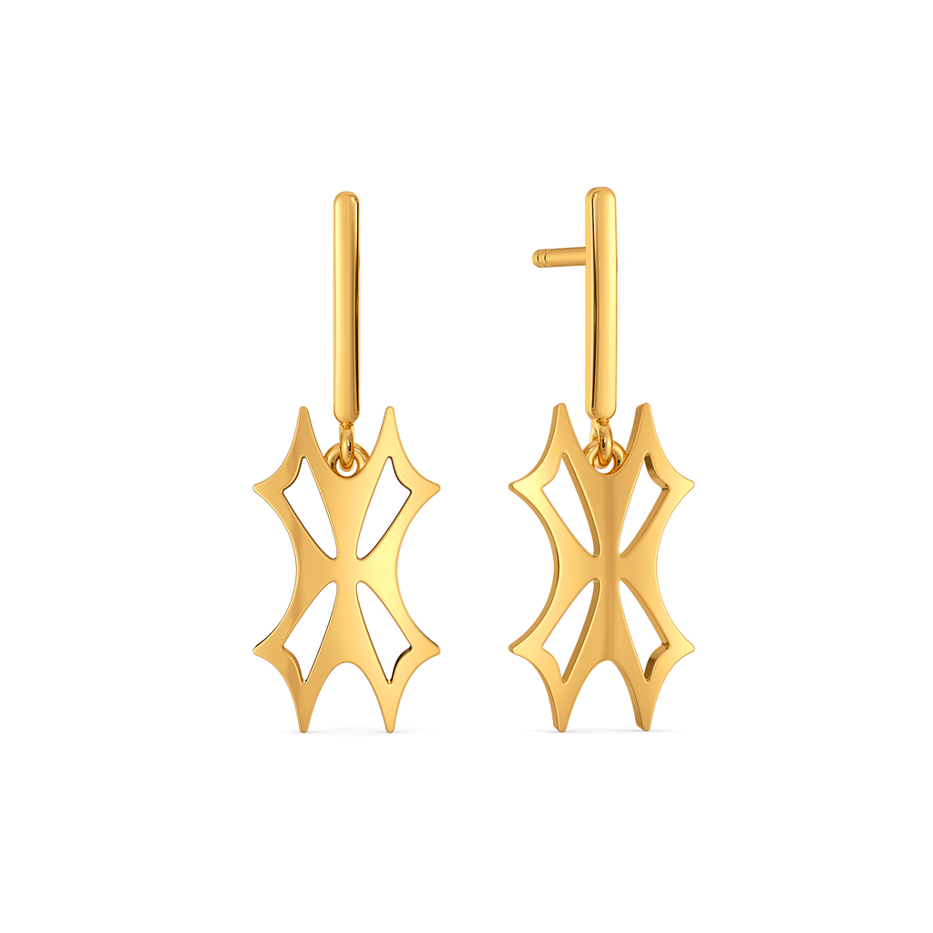 Caught up in Cinch Gold Earrings