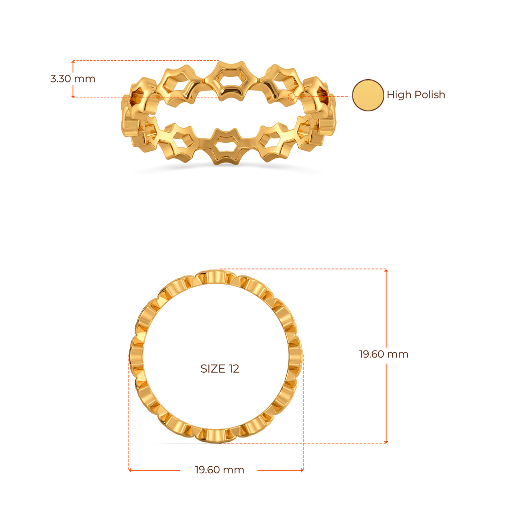 Add a Cinch Twist Gold Rings image