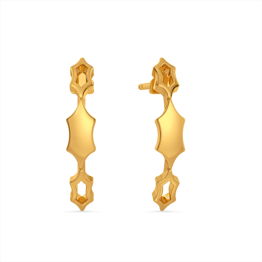 Add a Cinch Twist Gold Earrings