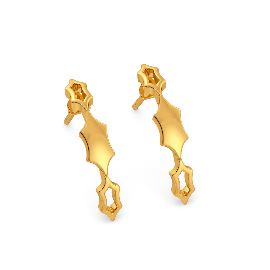 Add a Cinch Twist Gold Earrings