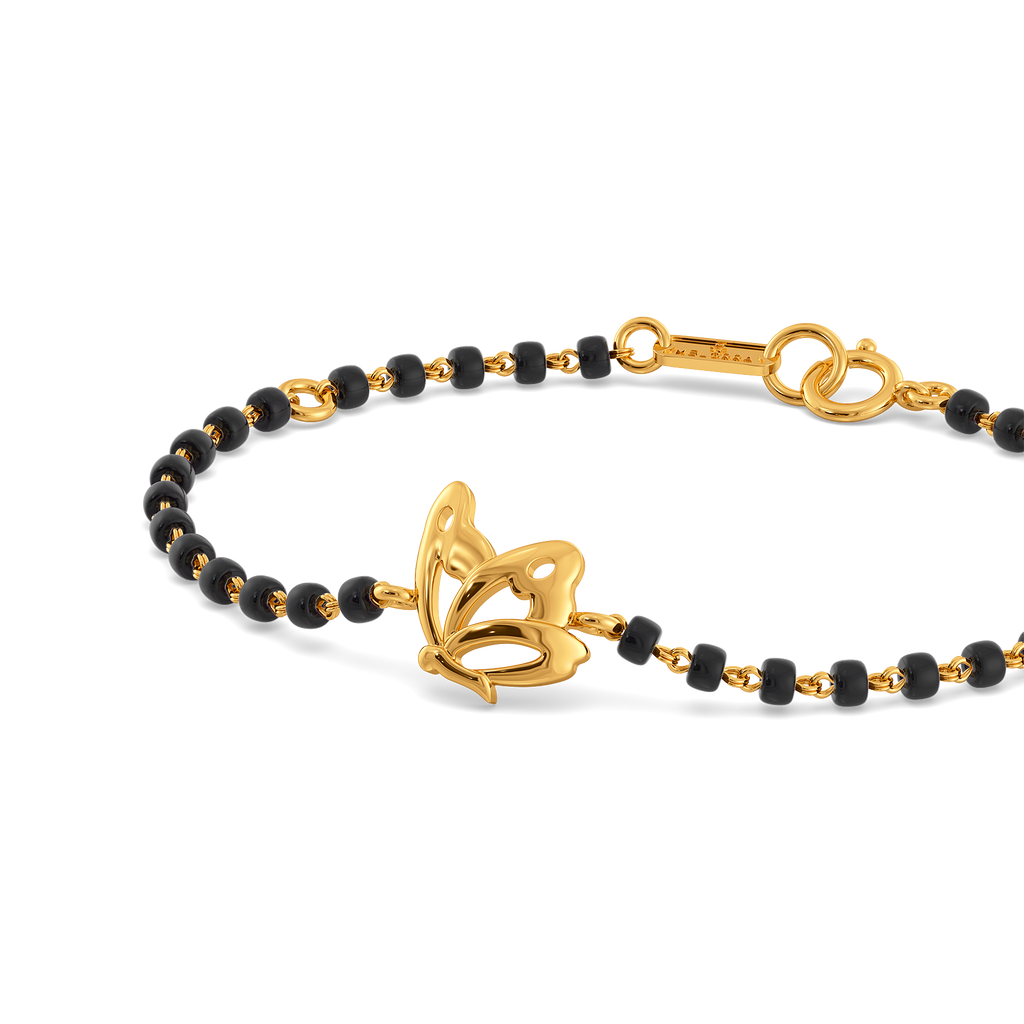 Butterfly Charm Gemstone Bracelets