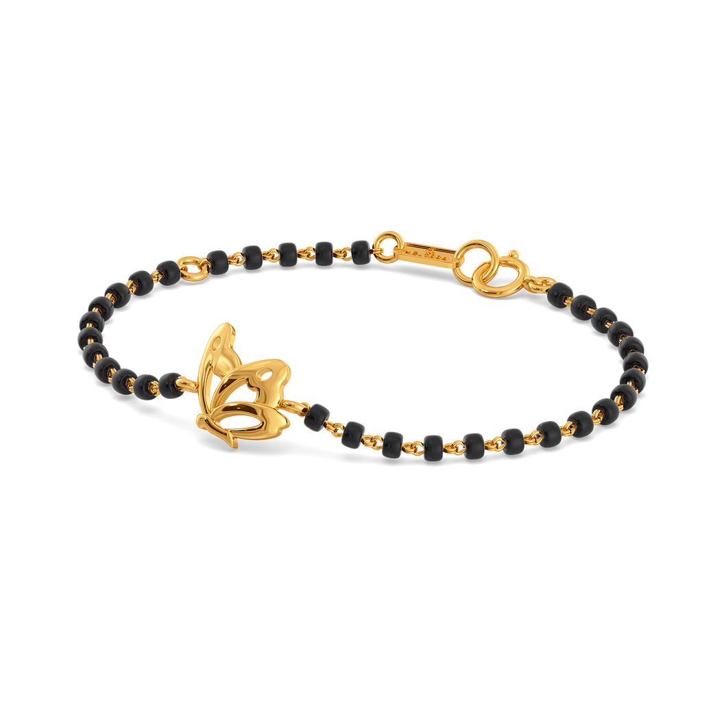 Butterfly Charm Gemstone Bracelets